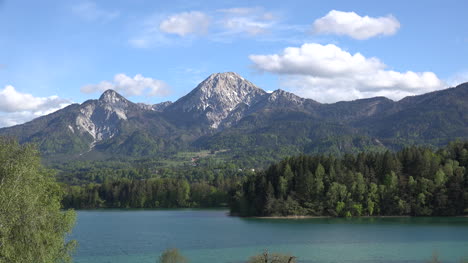 Austria-Montaña-Sobre-El-Faaker-Ver