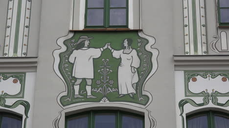 Germany-Wismar-painting-of-couple-dancing