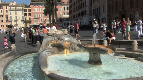 Rome-Barcaccia-fountain-Piazzia-Spagna