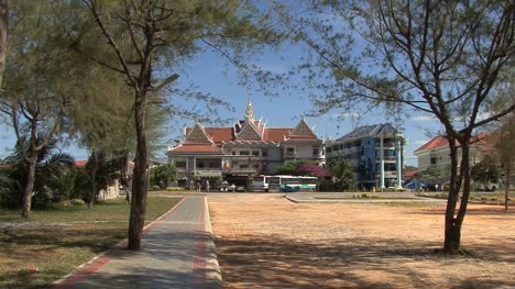 Kambodscha-Verziertes-Gebäude
