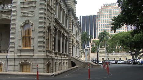 Honolulu-Fassade-Des-Iolani-Palastes