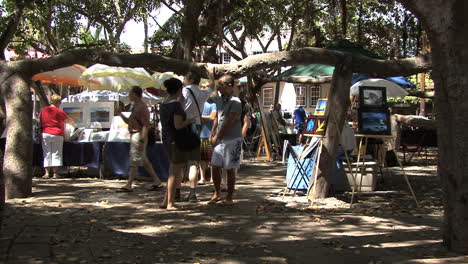 Art-show-in-a-Lahaina-park