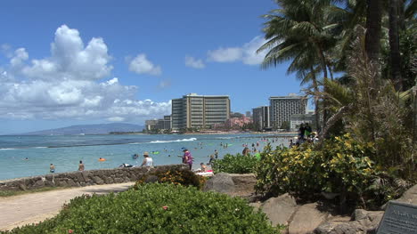 Waikiki-Strandszene