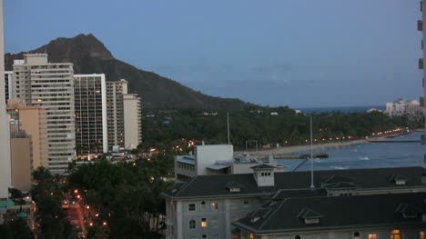 Waikiki-Am-Späten-Abend