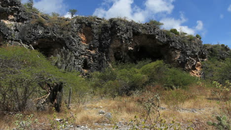 Bonaire-Höhle-Aus-Kalkstein