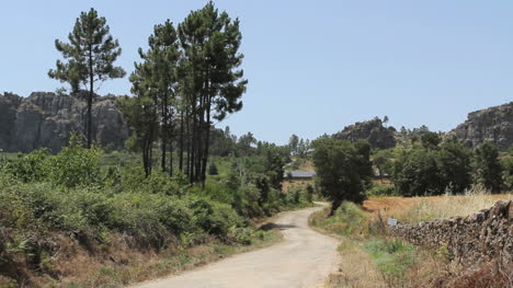 Spanish-Portuguese-border-region-road