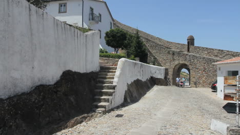 Marvao-walls-with-man-in-the-gateway