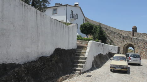 Marvao-walls-with-car