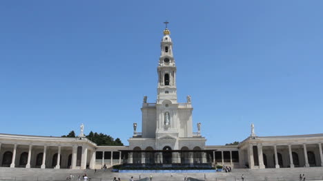 Fatima-church-and-blue-sky