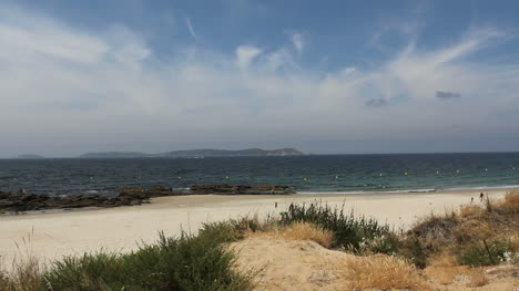 Spain-Galicia-Playa-Pregueira-with-island