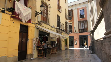 Spanien-Granada-Shop-Und-Gasse-And
