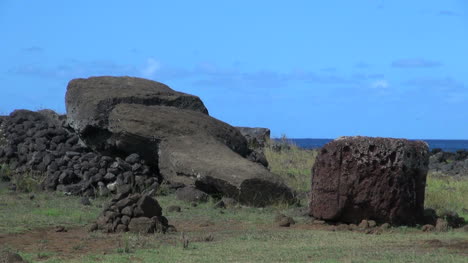 Osterinsel-Te-Pito-Kura-Herbst-Moai