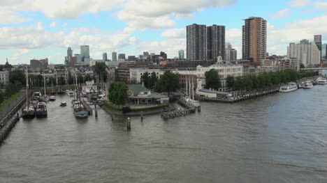 Netherlands-Rotterdam-notch-harbor-and-riverfront-parks
