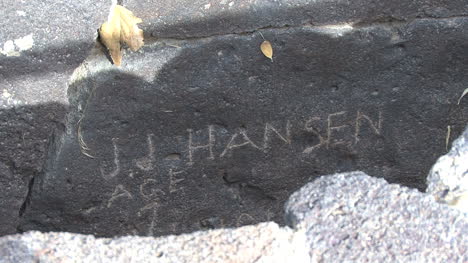 Idaho-JJ-Hansen-name-on-rock