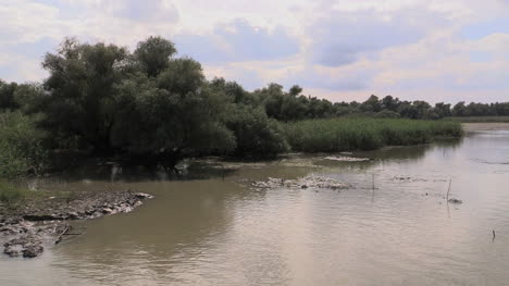 Romania-Danube-delta-passing-muddy-banks-cx