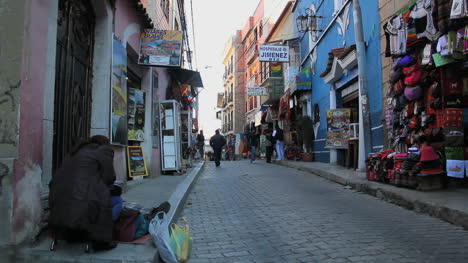 La-Paz-narrow-street-man-walking-c
