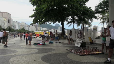 Rio-De-Janeiro-Copacabana-Straßenmarkt-S