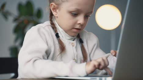 Little-Girl-Researching-With-A-Computer