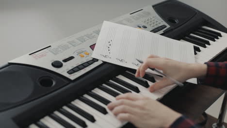 Creating-Music,-Writing-A-Musical-Score-And-Playing-The-Electronic-Keyboard