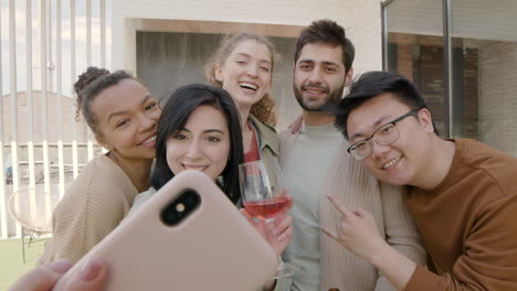 A-Nice--Group-Of-Friends-Take-A-Selfie-While-Fooling-Around-2