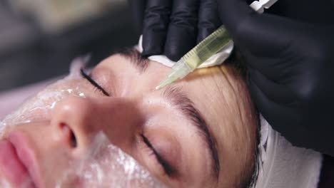 Doctor-Makes-Multiple-Injections-In-Woman's-Face-Skin-During-Mesotherapy