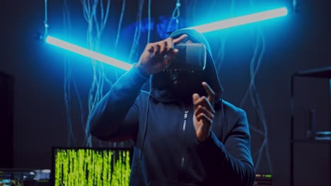 Anonymous-Man-In-Vr-Glasses-Having-Headset-And-Virtual-Reality-Tour