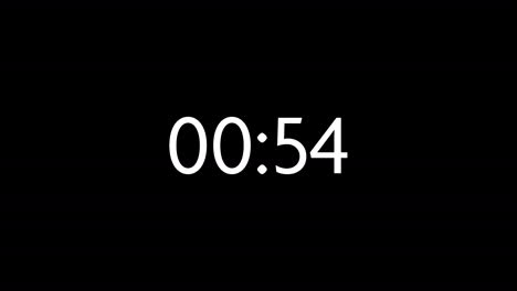 One-Minute-Countdown-On-Agenda-Medium-Typography-In-Black-And-White
