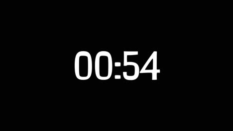 One-Minute-Countdown-On-Filmotype-Typography-In-Black-And-White