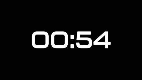 One-Minute-Countdown-On-Kallisto-Typography-In-Black-And-White