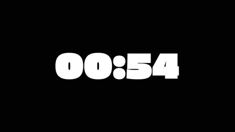 One-Minute-Countdown-On-Piepie-2-Typography-In-Black-And-White