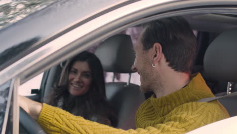 Blond-Man-In-Turtleneck-Park-The-Car-And-Then-He-Removes-His-Seat-Belt