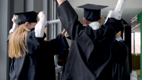 Group-Of-Happy--Preschool-Students-In-Mortarboard-And-Gown-10