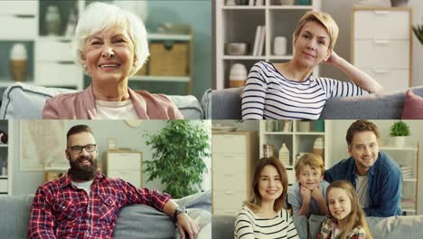 Multiscreen-On-Different-People-Smiling-To-Camera-At-Home