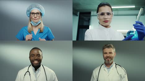 Collage-Of-Mixed-Race-Different-Healthcare-Workers