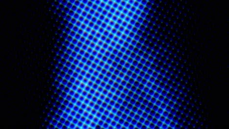 Abstrakte-Blaue-Halbton-Bildschirmformen-Flimmern-(Schleife)