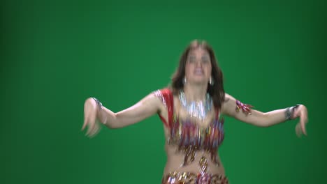 Bailarina-Del-Vientre-Parte-F-Con-Pantalla-Verde
