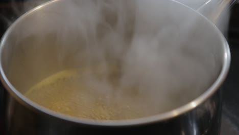A-steaming-hot-soup-in-a-pot---Close-up-shot