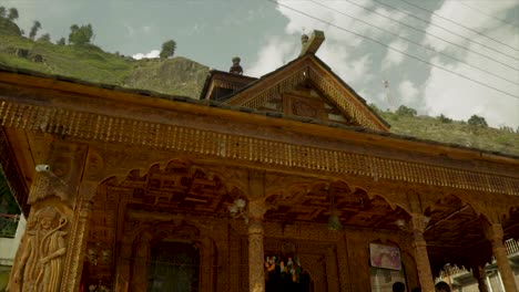 Templo-Hindú-En-Manikaran---Templo-De-Madera---Himachal-Pradesh-India