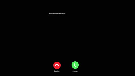 FaceTime-video-chat-blank-screen,-black-background
