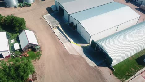 Drone-aerial-view-of-an-agribusiness-that-exports-cover-seeds-around-the-world-located-in-Nebraska-USA-4