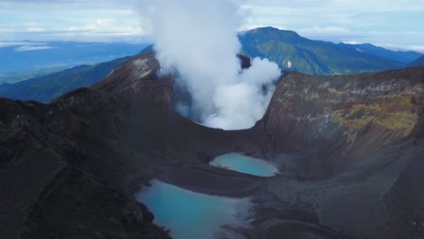 Aerial-View-Volcano-Crater-Costa-Rica
