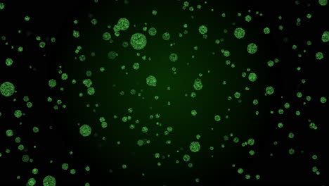 Viruszellen-Fließendes-Konzept-Der-Corona-viruszellen