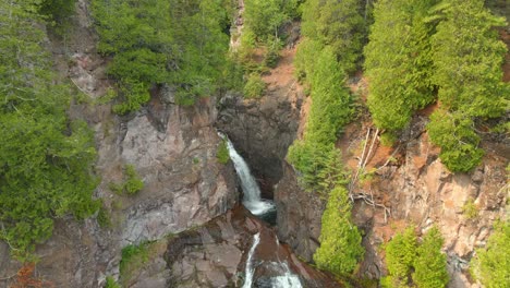 Caribou-Falls-in-Minnesota-Superior-National-Forest-in-North-Shore-area