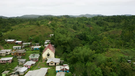 Village-in-Fiji.-Drone-footage-of-Suva,-Fiji