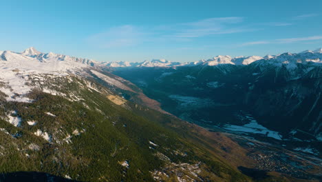 Asombrosa-Vista-Del-Valle-Superior-Del-Ródano-Desde-La-Estación-De-Esquí-En-Crans-montana,-Valais,-Suiza