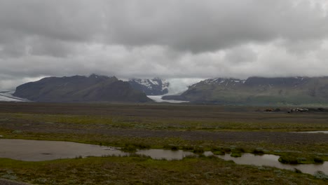 Glaciar-De-Islandia-Con-Lapso-De-Tiempo-De-Toma-Amplia