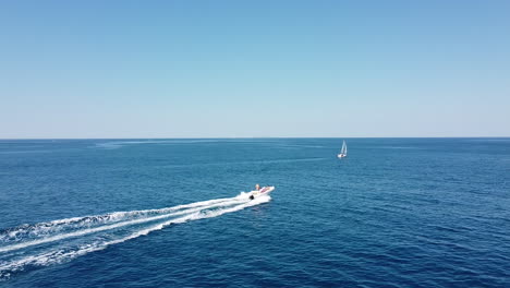 Boat-aerial-view-near-La-Baracchina-tip-at-the-end-of-Lungarno-Alberto-Sordi