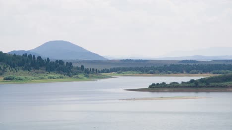 A-natural-water-inlet-along-the-Blackfoot-Reservoir-in-Caribou-County,-Idaho