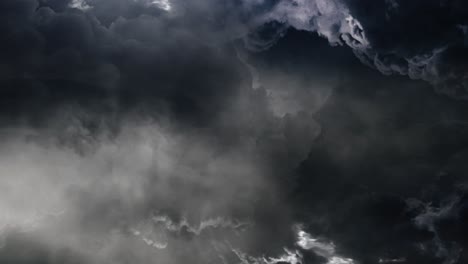 4k-Gewitter-In-Schwarzen-Wolken-Und-Dunklem-Himmel