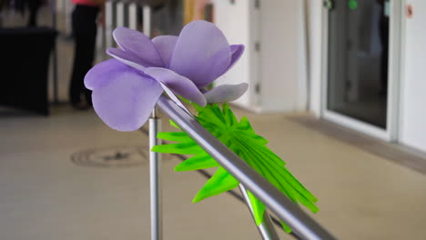 Hand-made-craft-flower-decoration-on-cruise-party